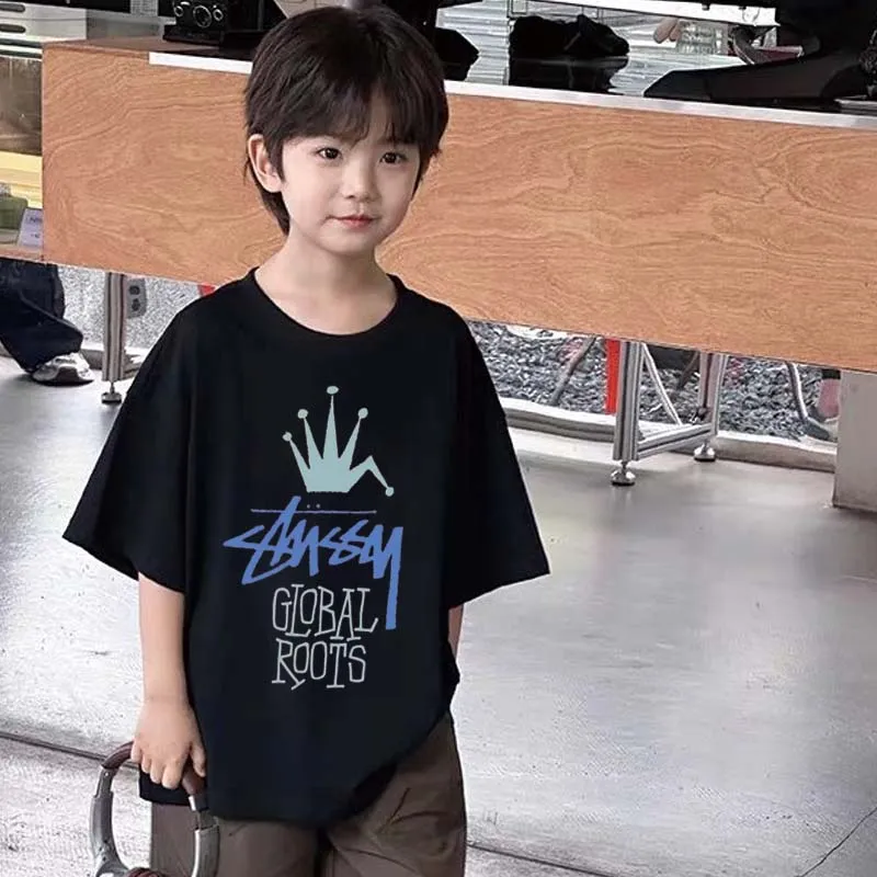 【90-160cm】モード感アップ 爆売れ中 カジュアル トレンド  クール 男の子 半袖 Ｔシャツ