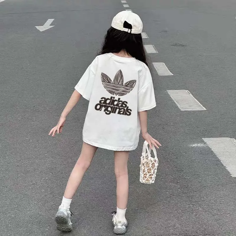 【90-160cm】トレンド感満点 大人気 カジュアル 着やすい 女の子 半袖 Ｔシャツ